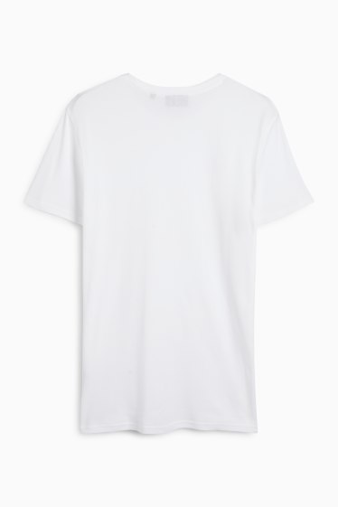 Men - T-shirt - slim fit - white