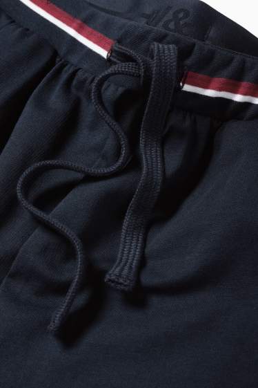 Heren - Pyjamabroek - donkerblauw
