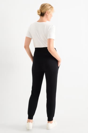 Damen - Umstands-Jogginghose - schwarz