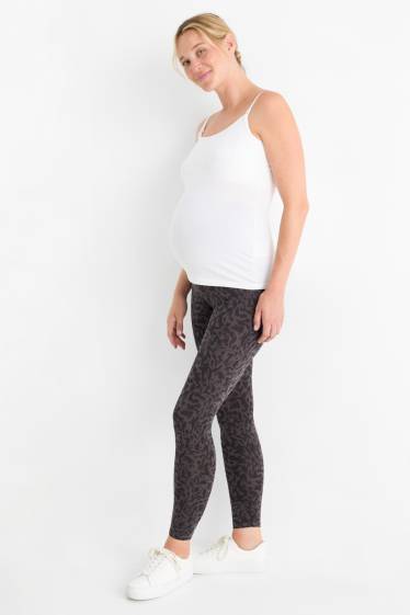 Donna - Confezione da 2 - leggings premaman - nero