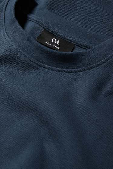 Herren - T-Shirt - Relaxed Fit - dunkelblau