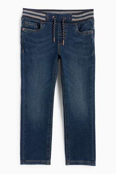 Kinderen: jongens - Slim jeans - jeansdonkerblauw