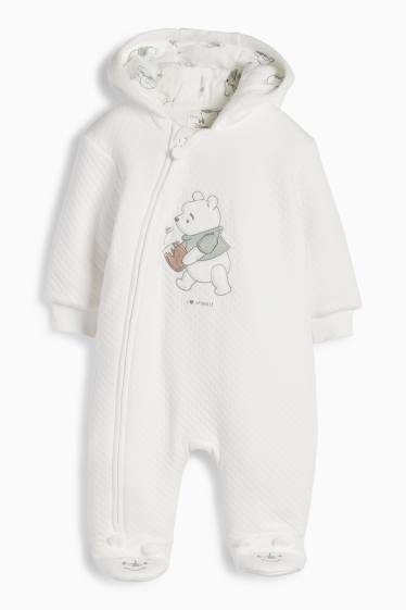 Unisex - Winnie Puuh - Baby-Overall - strukturiert - weiß