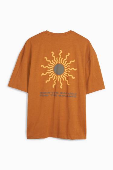 Men - Technical top - dark orange