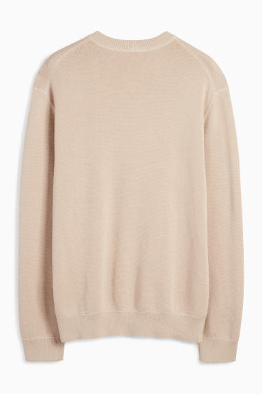 Men - Jumper - light beige