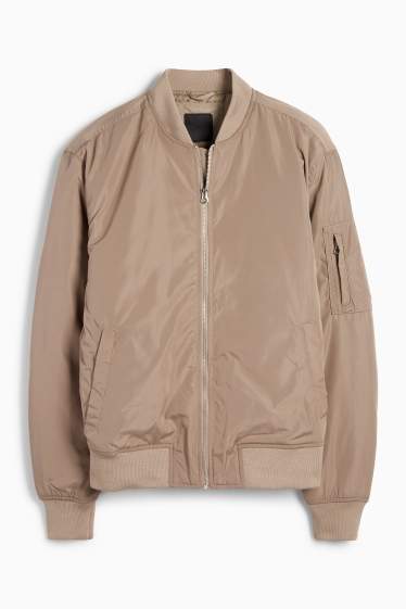 Herren - Bomberjacke - taupe