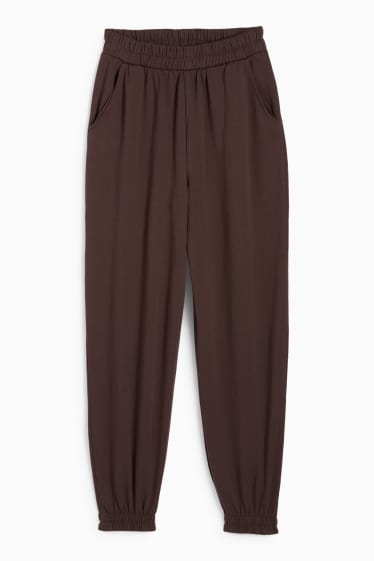 Women - Joggers - dark brown