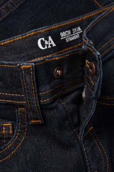 Kinderen: jongens - Straight jeans - jeansdonkerblauw