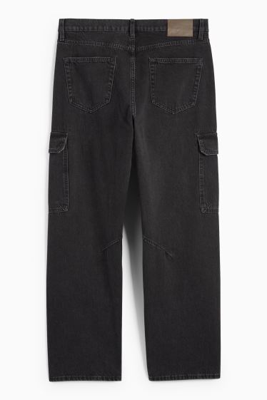 Bărbați - Cargo jeans - denim-gri închis