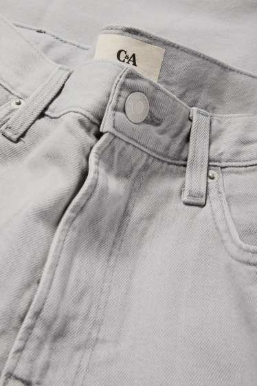 Pánské - Relaxed jeans - džíny - světle šedé