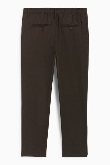 Heren - Chino's - donkerbruin