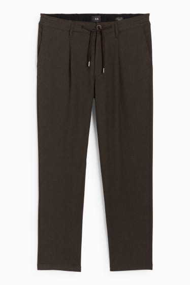 Heren - Chino's - donkerbruin