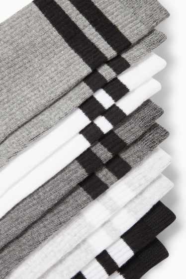 Men - Multipack of 5 - tennis socks - gray