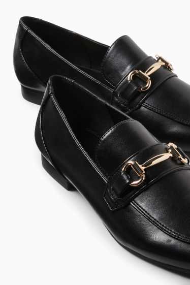 Donna - Mocassini - similpelle - nero