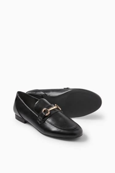 Donna - Mocassini - similpelle - nero