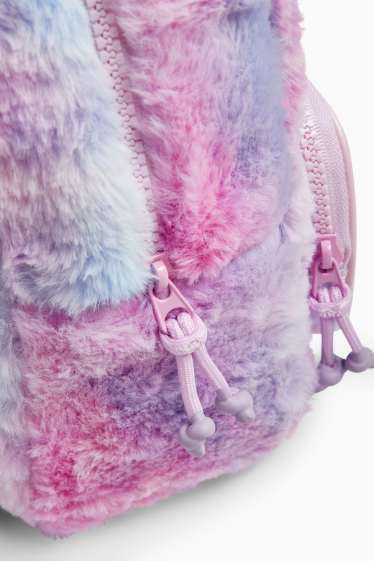 Copii - Fete - Lilo & Stitch - rucsac din blană artificială - violet deschis