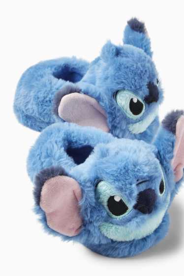 Kinderen: meisjes - Lilo & Stitch - pantoffels - blauw