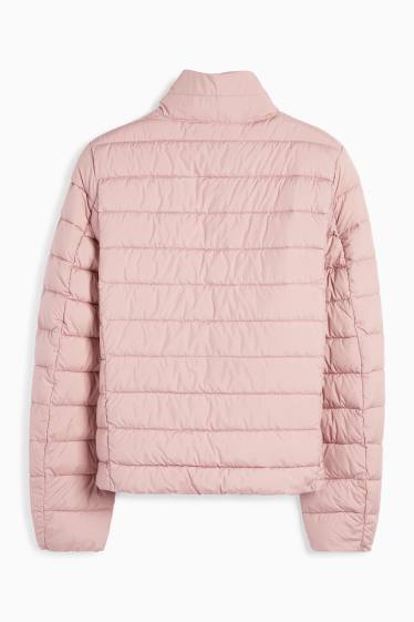 Dames - Jas met stiksels - roze