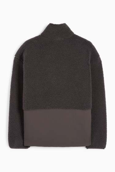 Herren - Fleecejacke - dunkelgrau
