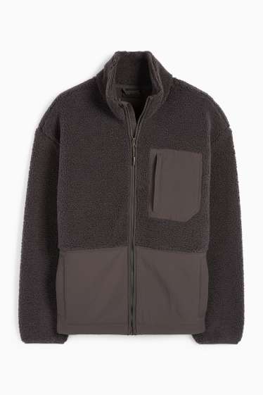 Herren - Fleecejacke - dunkelgrau
