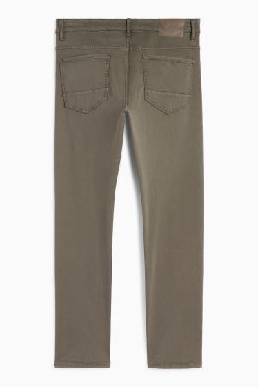 Herren - Slim Jeans - Flex Jog Denim - LYCRA® - dunkelgrün