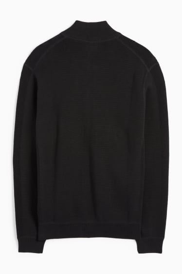 Hommes - Gilet en maille - noir