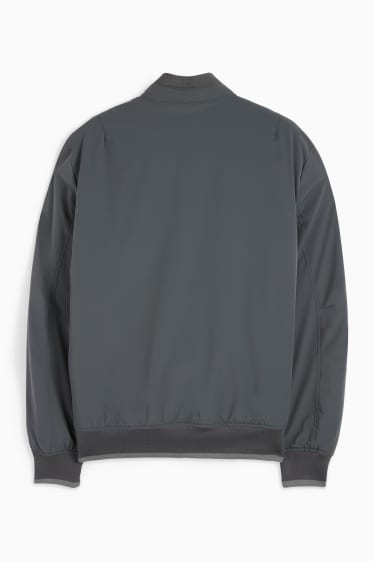 Herren - Blouson - gefüttert - wasserabweisend - dunkelgrau
