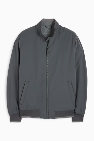 Herren - Blouson - gefüttert - wasserabweisend - dunkelgrau