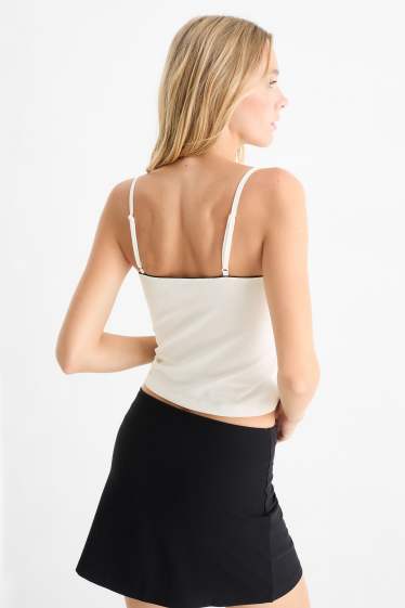 Damen - Top - weiss