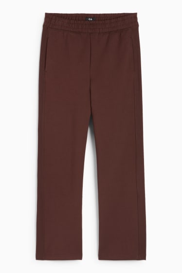 Dona - Pantalons de xandall - marró fosc