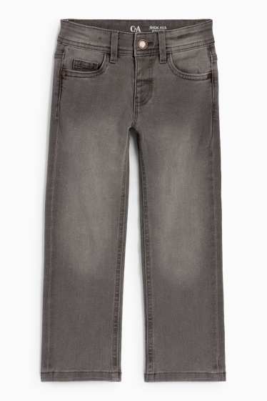 Kinder Buben - Straight Jeans - jeansgrau