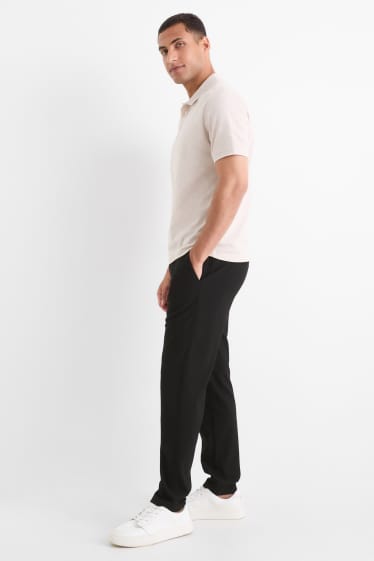 Hommes - Chino - tapered fit - noir