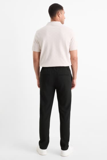 Hommes - Chino - tapered fit - noir