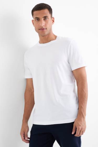 Bărbați - Multipack 5 buc. - tricou - regular fit - alb