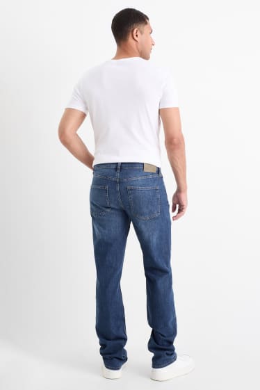 Bărbați - Straight jeans - LYCRA® - denim-albastru