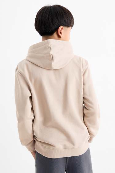 Kinder Buben - Skater - Hoodie - beige