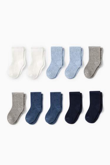 Bébés garçons - Chaussettes bébé - bleu / gris