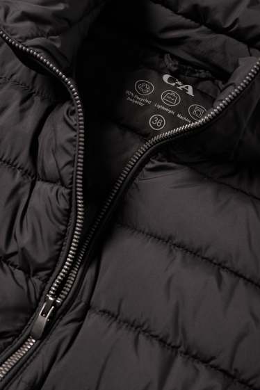 Women - Quilted jacket - black
