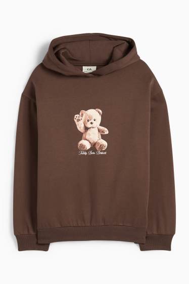 Bambine - Felpa - marrone scuro