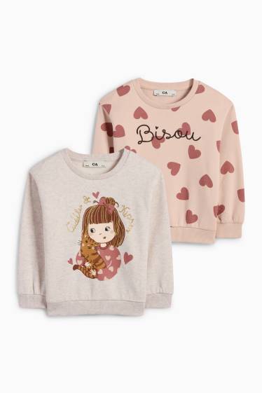 Children Girls - Sweatshirt - rose