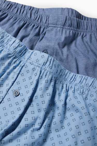 Heren - Set van 2 - boxershort - blauw