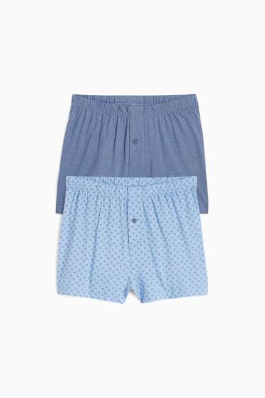 Heren - Set van 2 - boxershort - blauw