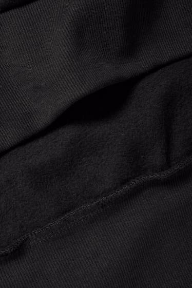 Damen - Sweatjacke mit Kapuze - schwarz
