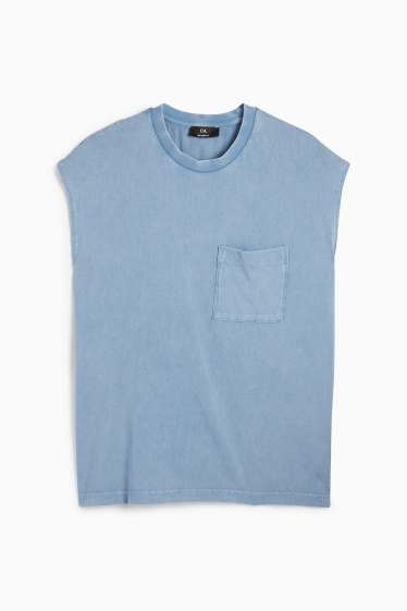 Herren - Tank Top - hellblau