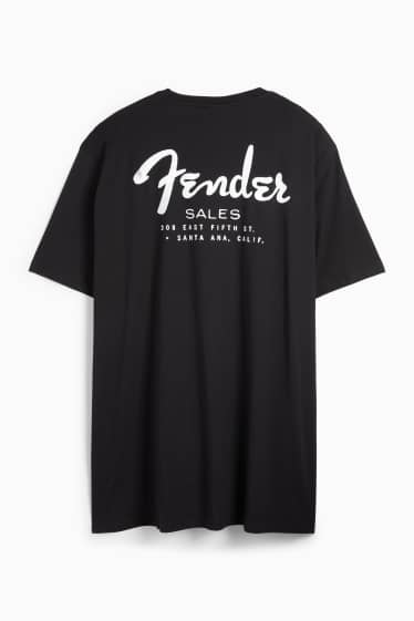 Herren - T-Shirt - Regular Fit - Fender - schwarz