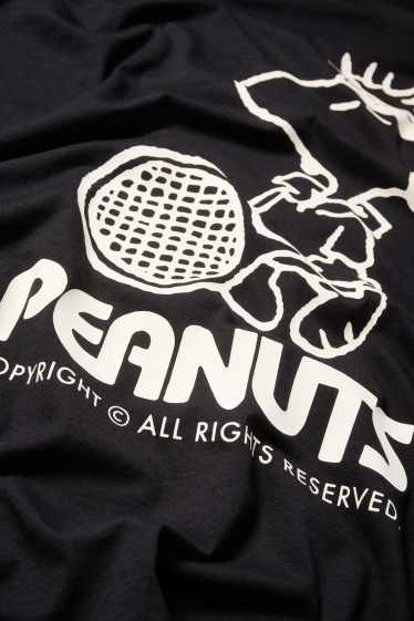 Herren - T-Shirt - Regular Fit - Peanuts - schwarz