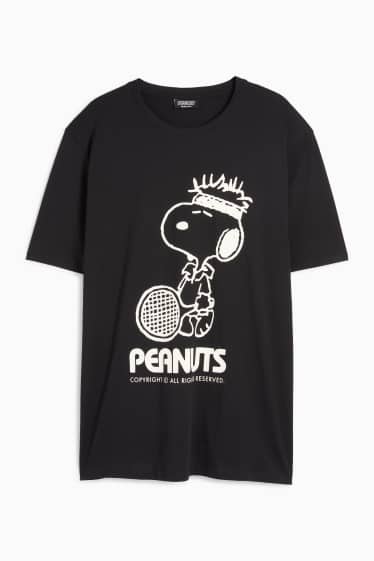 Herren - T-Shirt - Regular Fit - Peanuts - schwarz