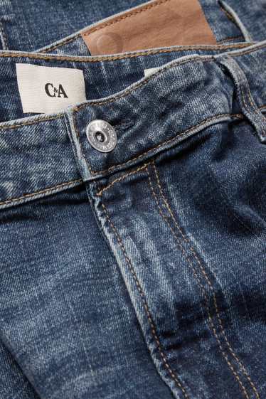 Donna - Boyfriend jeans - vita media - LYCRA® - jeans blu scuro