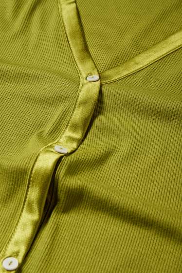 Damen - Strickjacke - grün