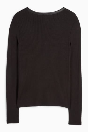 Damen - Strickjacke - schwarz